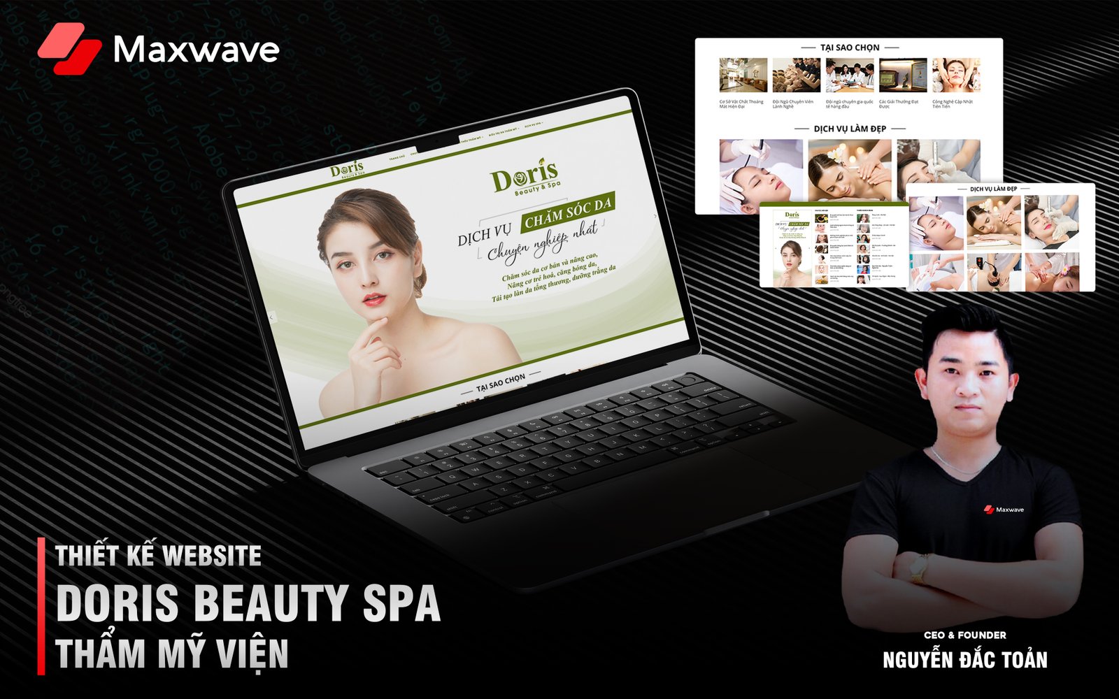 Dịch vụ thiết kế website Thẩm mỹ viện Doris Beauty Spa